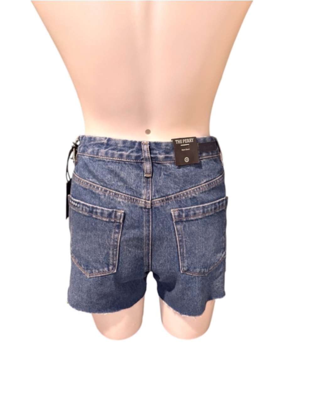 Women's blanknyc The Perry Denim Shorts, Size 26, Blue - Picture 3 of 3